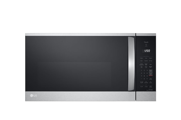 LG 1.8 cu ft.Over the Range Microwave Oven | Sensor Cook, Auto Cook, 300 CFM Ventilation, EasyClean®& Smart, Stainless, MVEM1825F