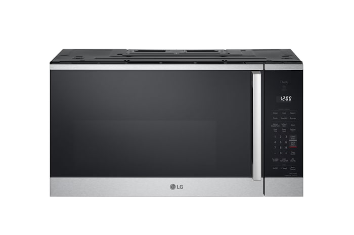 Front view of 1.8 cu ft.Over the Range Microwave Oven | Sensor Cook, Auto Cook, 300 CFM Ventilation, EasyClean® (MVEM1825X)