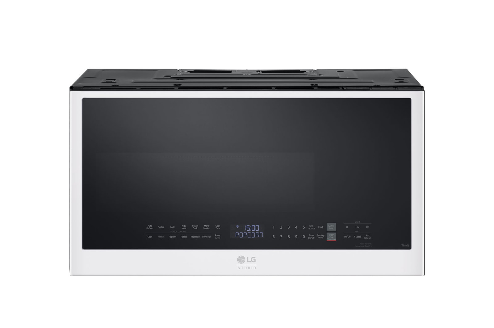LG STUDIO Essence White 2.0 cu.ft. Smart Over-the-Range Microwave Oven, MVES2033N
