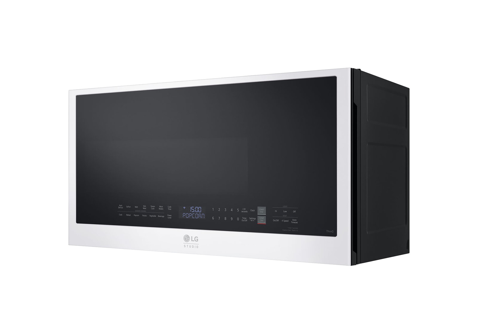 LG STUDIO Essence White 2.0 cu.ft. Smart Over-the-Range Microwave Oven, MVES2033N