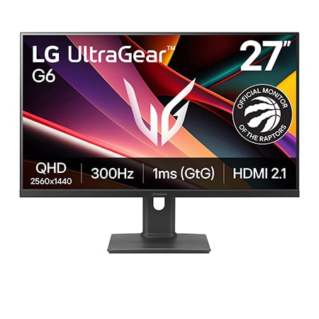 LG 27-inch UltraGear G6, QHD 300Hz HDMI 2.1 Gaming Monitor