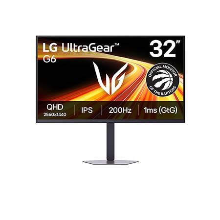 LG 32-inch UltraGear G6, QHD 200Hz Gaming Monitor