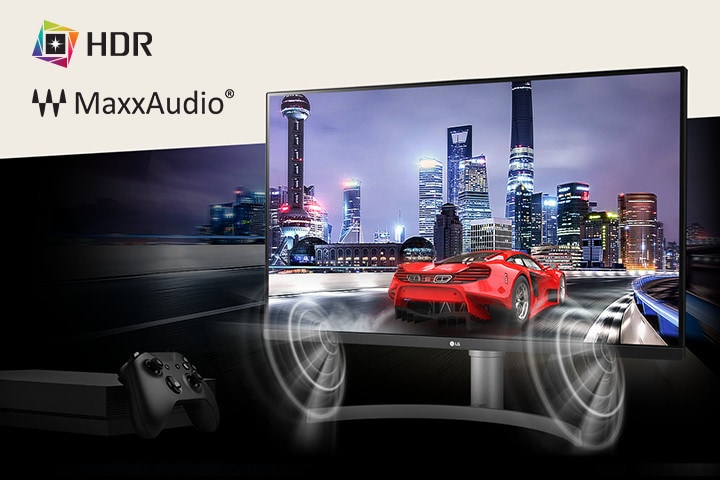 Immersive experience in 4K HDR console gaming.