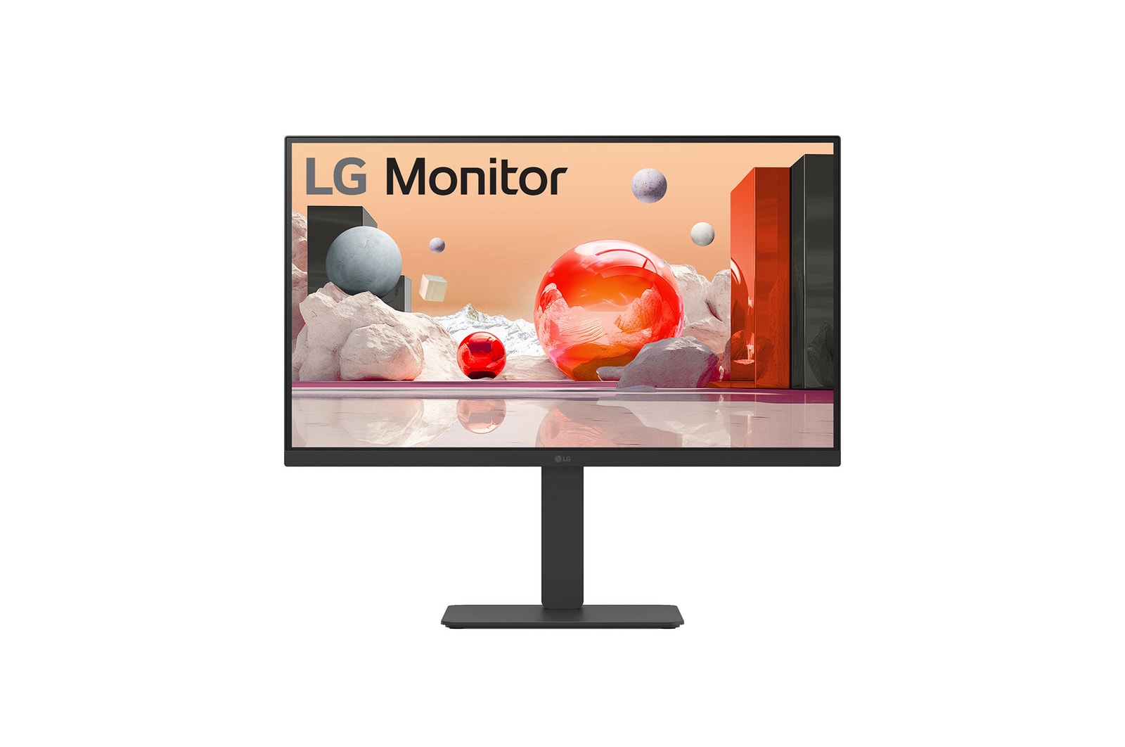 Front view of 27” Full HD IPS Monitor with USB Type-C™ 27BA650-B