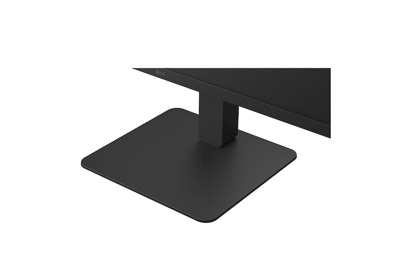 close-up view of the stand