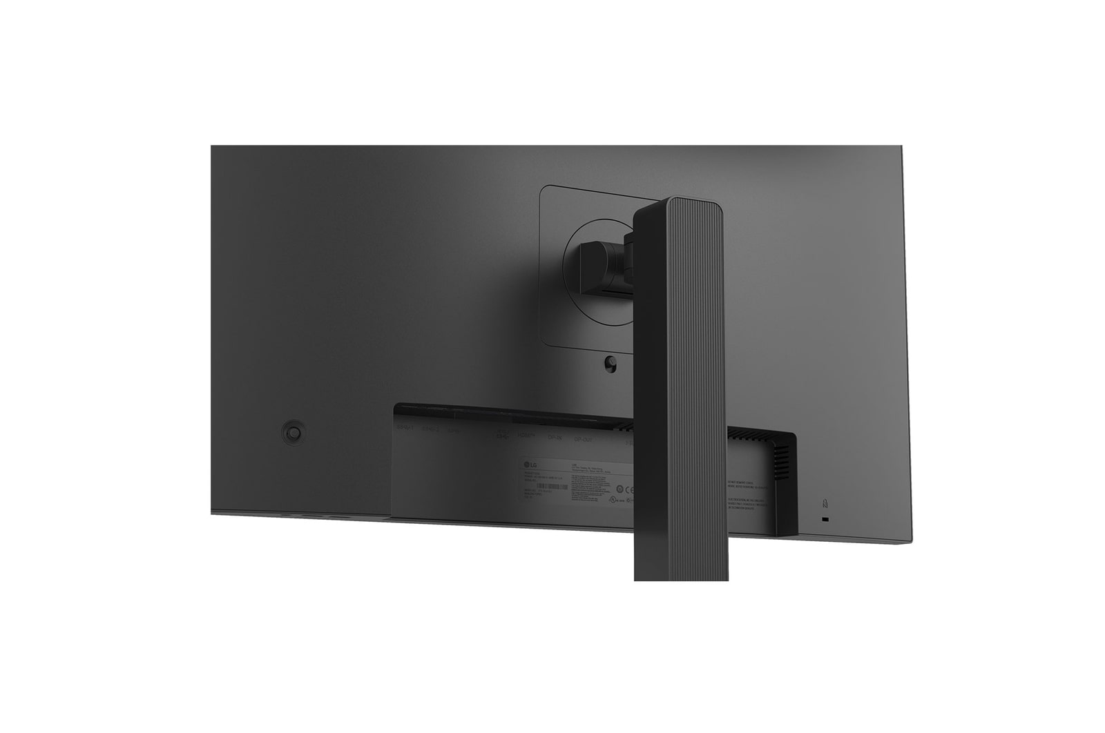 close-up view of the backside