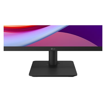 front view of the monitor with the stand down