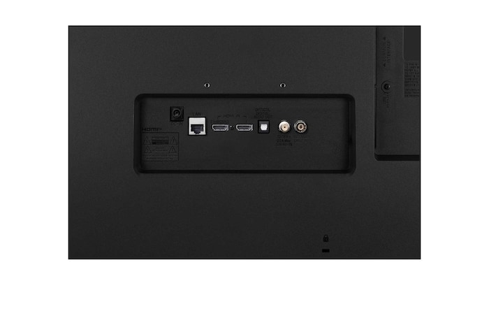 close-up view of ports