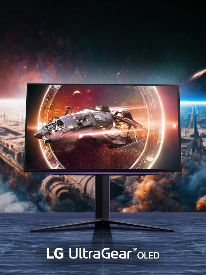 UltraGear 27" OLED Gaming Monitor & Gaming Pad Bundle 27GS95QEUG.EUS