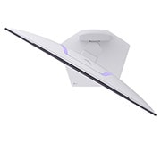 +30 degree swivel monitor top view