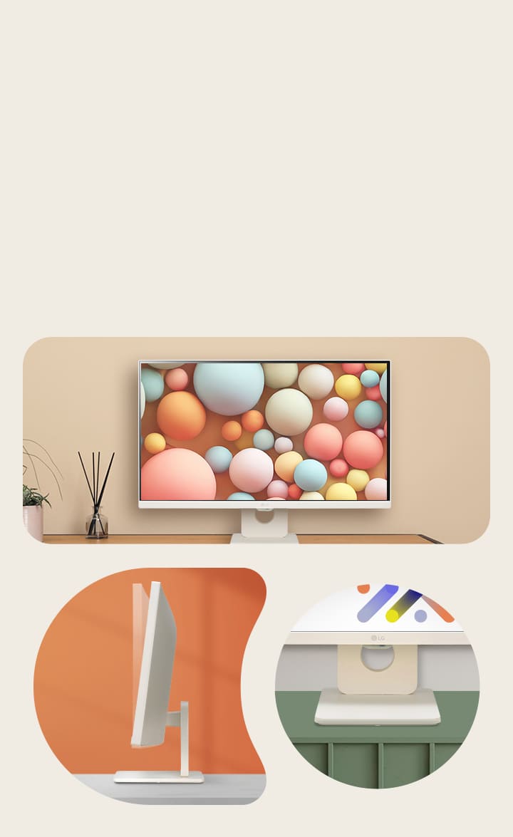 Stylish space-saving design.