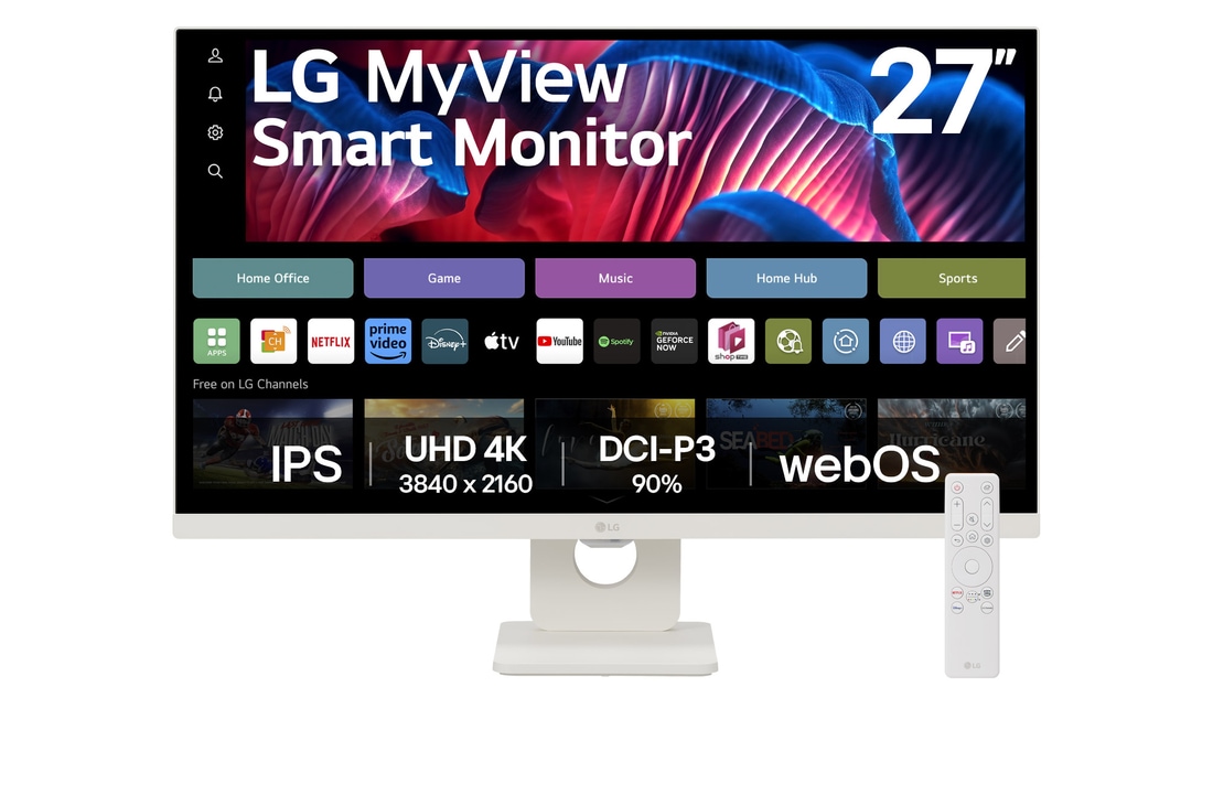 front view with remote control