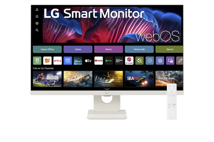 front view with remote control