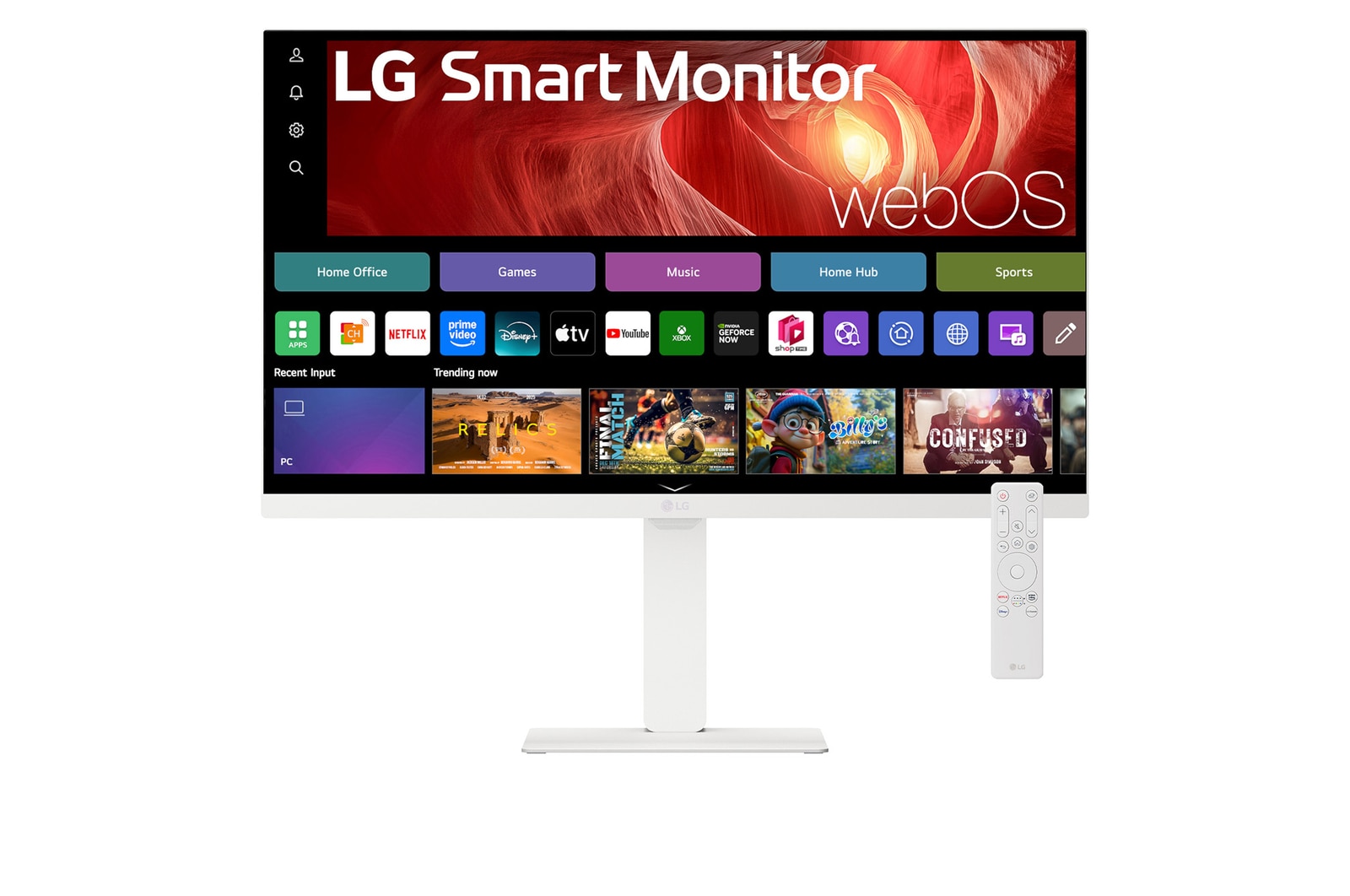 LG 27” 4K UHD IPS Smart Monitor with webOS - 27U730SA-W | LG
