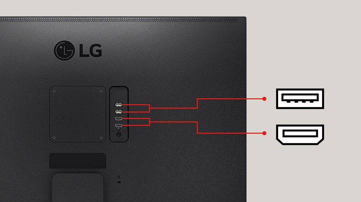 LG MyView Smart Monitor offers two USB and two HDMI ports.