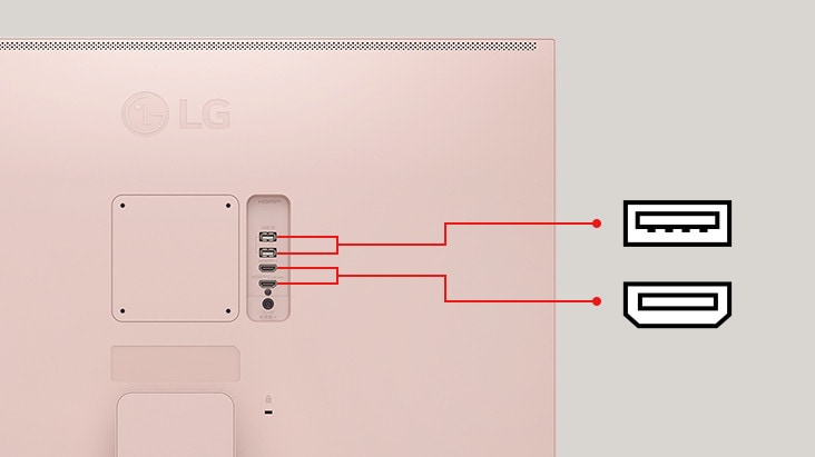 LG MyView Smart Monitor offers two USB and two HDMI ports.