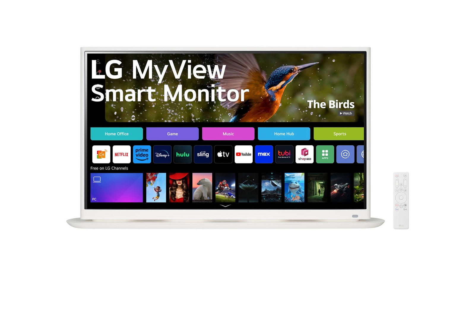 front view with remote control