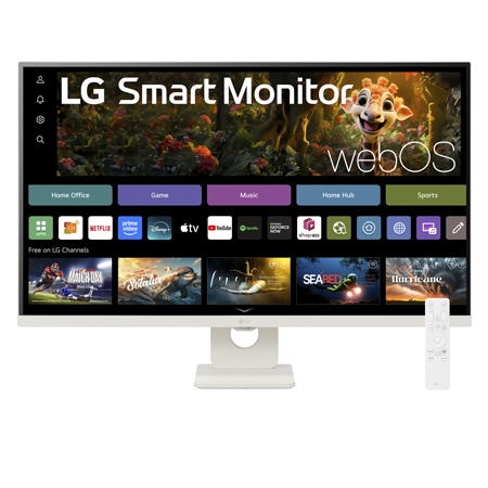 新品LG MyView Smart Monitor 32SQ780S 32インチ 2024 LG MyView 32” 4K UHD IPS Smart Monitor, webOS | LG UAE