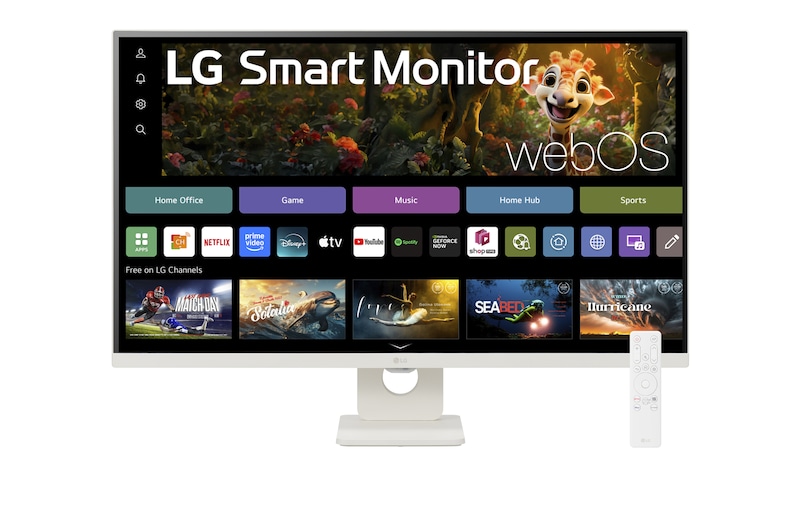 front view with remote control