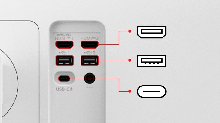 LG Smart Monitor offers two USB and two HDMI ports.