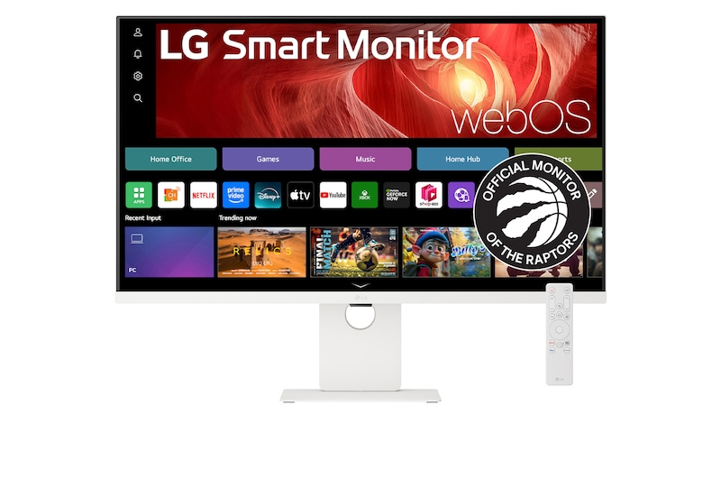 Front view of LG Smart Monitor 36.5 Inch 4K UHD IPS for Streaming 37U730SA with webOS 37U730SA-W