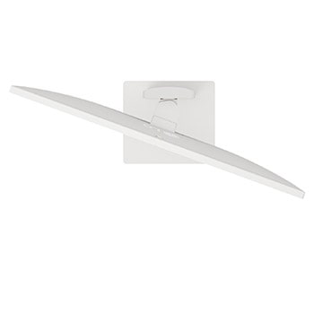 +30 degree swivel monitor top view