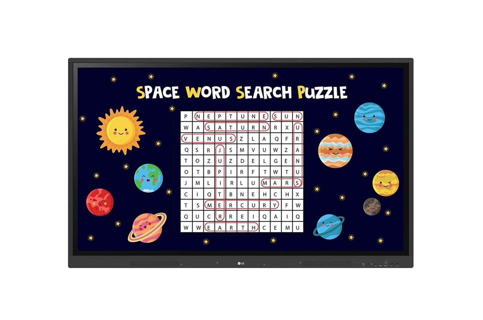 Front view with infilled image