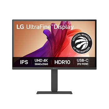 Front view of 27" 4K UHD UltraFine™ IPS monitor 27U730A-B
