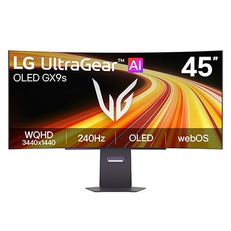 45-inch UltraGear™ GX9s, OLED Gaming Monitor powered by webOS