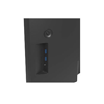 close-up view of ports