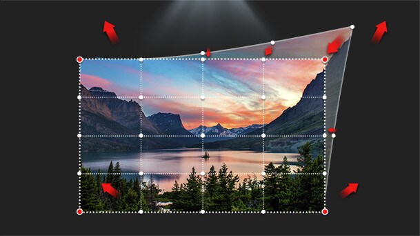 Up to 25 point warping.