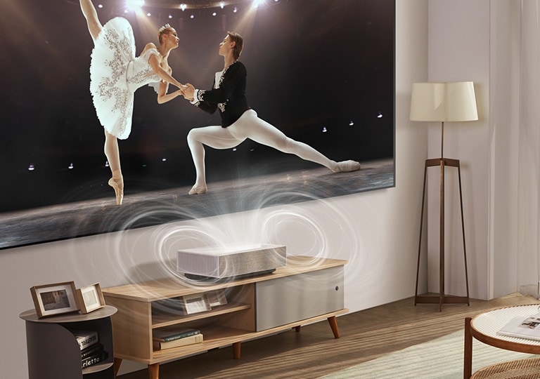 Incredible Surround Sound Experience with Built-in 20W 20W Stereo.