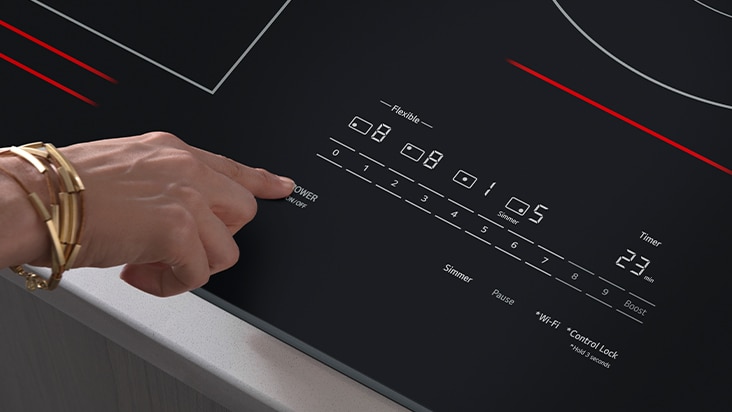  Backlit SmoothTouch® Glass Controls