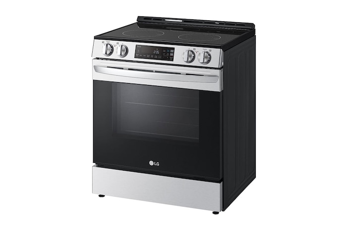 LG 30" Elec. 6.3 cu ft. Range | Self Clean, EasyClean® & Smart , Stainless, Slide-in, LSEL6331F
