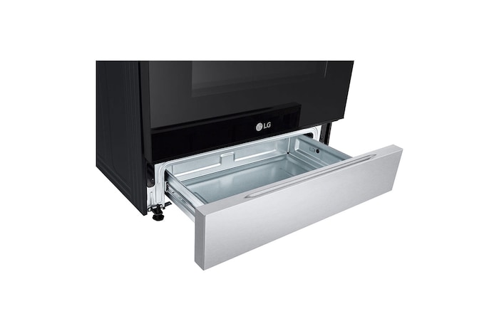 LG 30" Elec. 6.3 cu ft. Range | Self Clean, EasyClean® & Smart , Stainless, Slide-in, LSEL6331F
