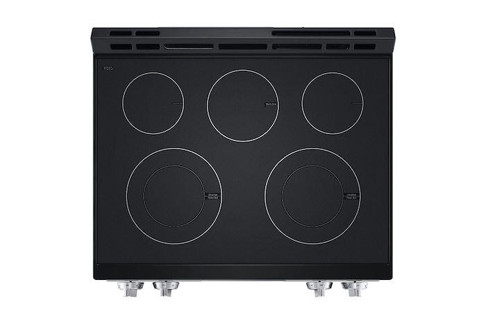 LG 30" Elec. 6.3 cu ft. Range | Self Clean, EasyClean® & Smart , Stainless, Slide-in, LSEL6331F