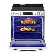LG 6.3 cu ft. Smart Wi-Fi Enabled Electric Slide-in Range with EasyClean®, LSEL6331F