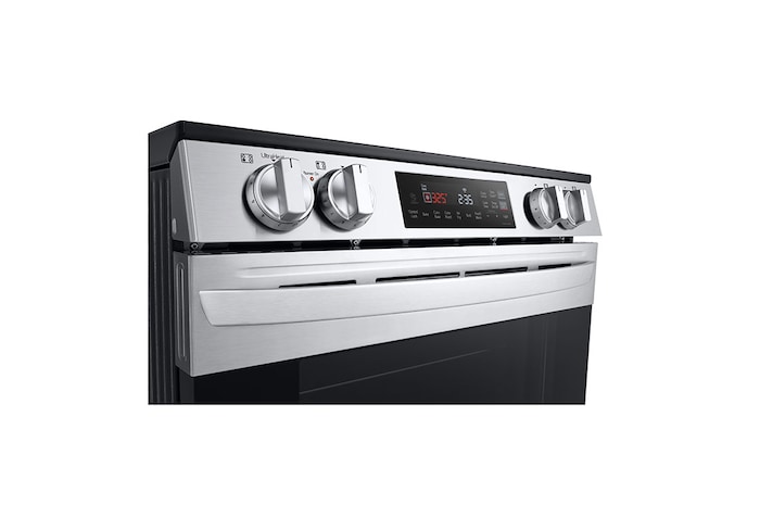 LG 30" Elec. 6.3 cu ft. Range | Fan Convection, Air Fry , SelfClean, EasyClean®& Smart, Stainless, Slide-in, LSEL6332FC