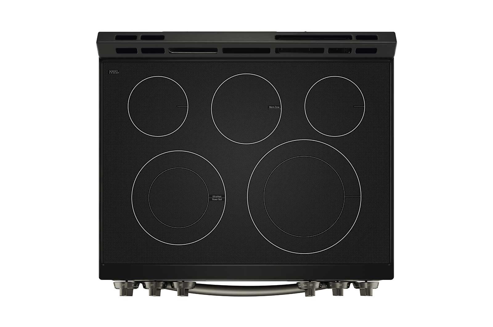 LG 6.3 cu ft. Smart Wi-Fi Enabled Fan Convection Electric Slide-in Range with Air Fry & EasyClean®, Black Stainless Steel, LSEL6333D