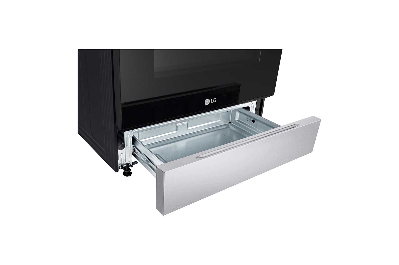 LG 6.3 cu ft. Smart Wi-Fi Enabled Fan Convection Electric Slide-in Range with Air Fry & EasyClean®, Stainless Steel, LSEL6333F