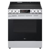 30" Elec. 6.3 cu ft. Range | Fan Convection, Air Fry , SelfClean, EasyClean®& Smart, Stainless, Slide-in