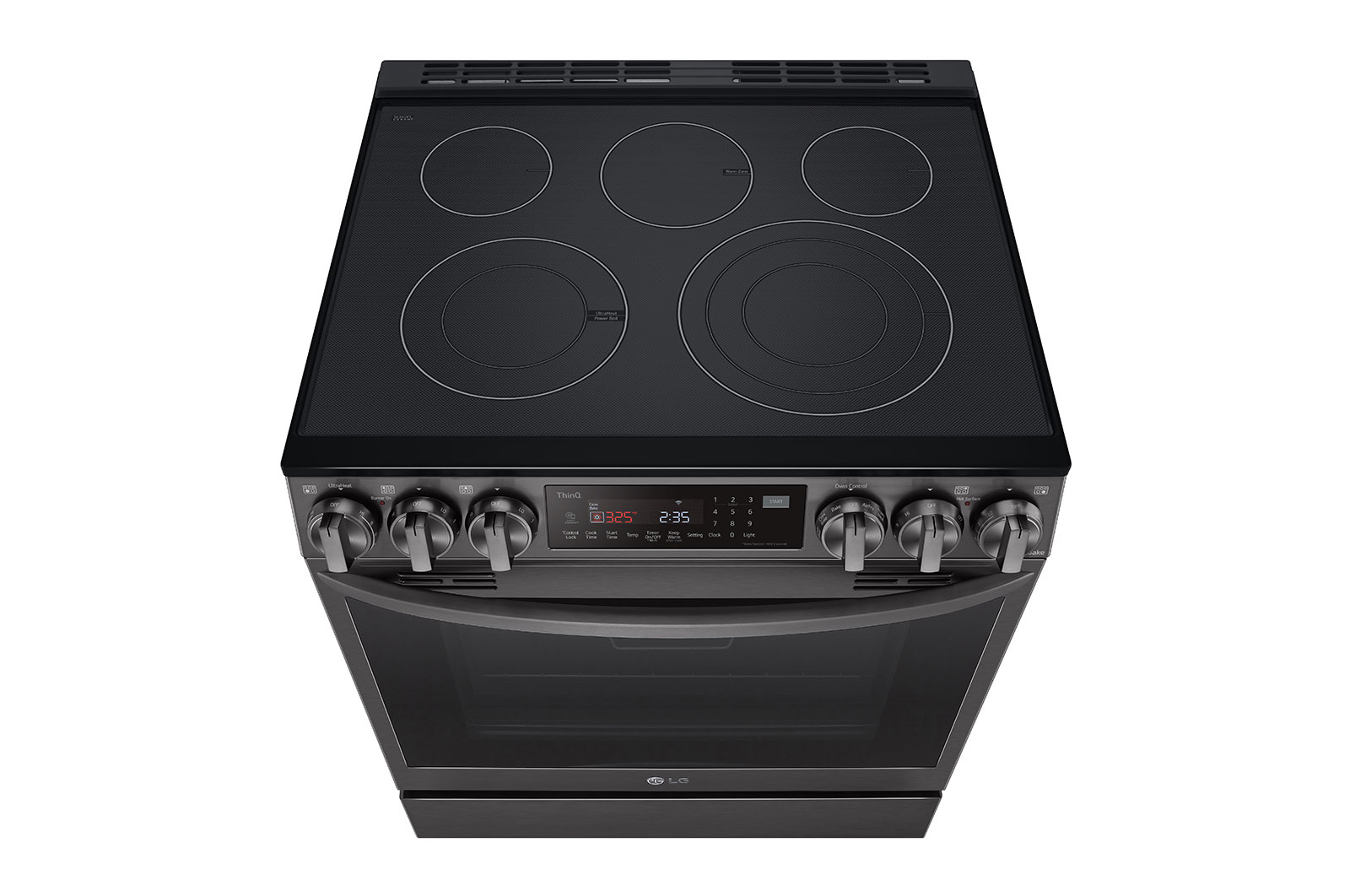 LG 6.3 cu ft. Smart Wi-Fi Enabled ProBake Convection® InstaView™ Electric Slide-in Range with AirFry, LSEL6335D