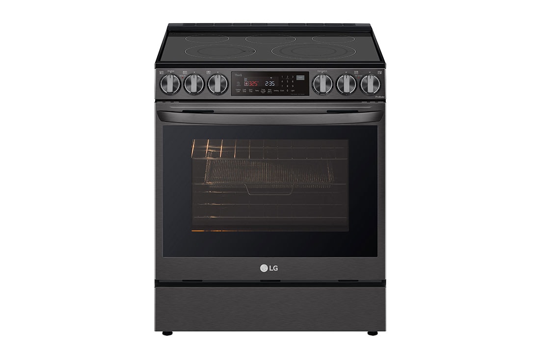 LG 6.3 cu ft. Smart Wi-Fi Enabled ProBake Convection® InstaView™ Electric Slide-in Range with AirFry, LSEL6335D