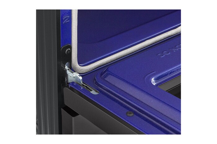 LG 30" Elec. 6.3 cu ft. Range | Probake Convection, Air Fry, InstaView®, SelfClean, EasyClean®& Smart, Black Stainless, Slide-in, LSEL6335D