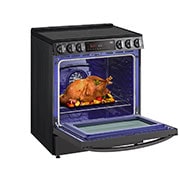 LG 6.3 cu ft. Smart Wi-Fi Enabled ProBake Convection® InstaView™ Electric Slide-in Range with AirFry, LSEL6335D