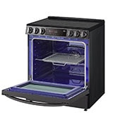 LG 6.3 cu ft. Smart Wi-Fi Enabled ProBake Convection® InstaView™ Electric Slide-in Range with AirFry, LSEL6335D