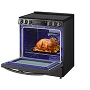 LG 6.3 cu ft. Smart Wi-Fi Enabled ProBake Convection® InstaView™ Electric Slide-in Range with AirFry, LSEL6335D