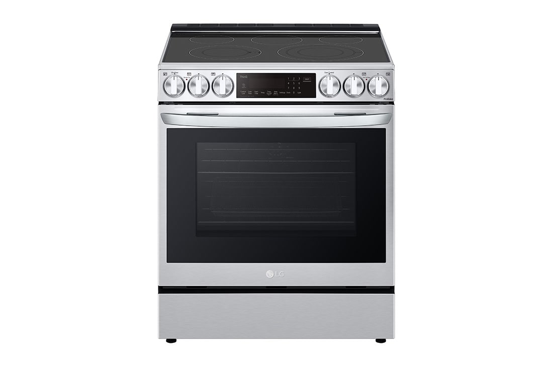 LG 6.3 cu ft. Smart Wi-Fi Enabled ProBake Convection® InstaView™ Electric Slide-in Range with Air Fry, LSEL6335F