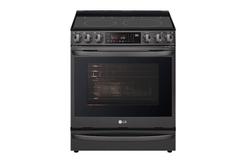LG 6.3 cu ft. Smart Wi-Fi Enabled ProBake Convection® InstaView™ Electric Slide-in Range with Air Sous Vide and AirFry, LSEL6337D