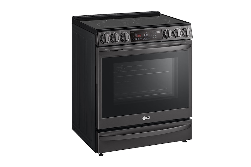 LG 6.3 cu ft. Smart Wi-Fi Enabled ProBake Convection® InstaView™ Electric Slide-in Range with Air Sous Vide and AirFry, LSEL6337D